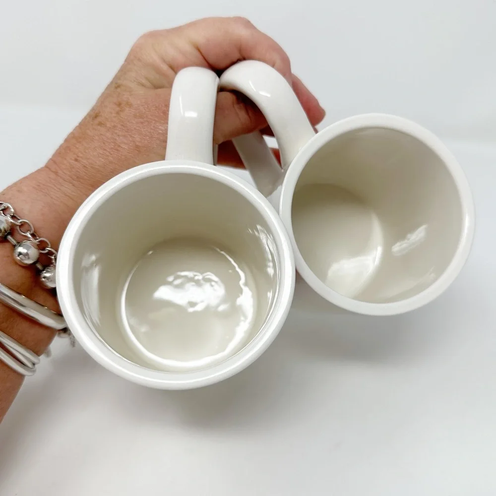 SET OF 2 ROSANNE BECK MISSISSIPPI STATE MUGS‎ BY BOSTON INTERNATIONAL